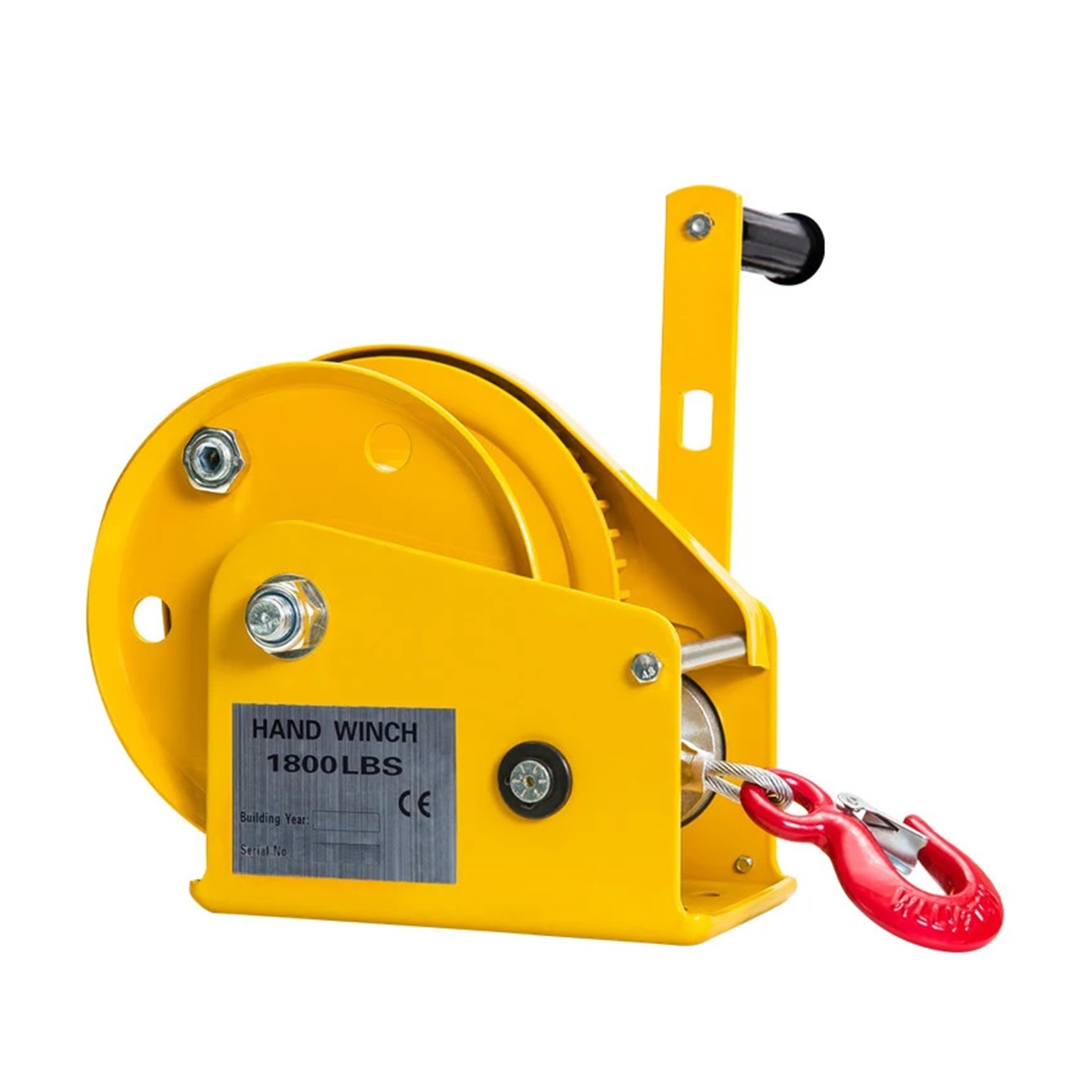 1200 1800 2600LB Two-way Self-locking Small Hand Windlass With Automatic Brake Manual Winch Tractor ,Built to Last